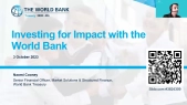 Investing for Impact with the World Bank