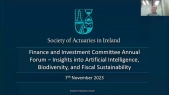 Finance and Investment Committee Annual Forum – Insights into Artificial Intelligence, Biodiversity, and Fiscal Sustainability